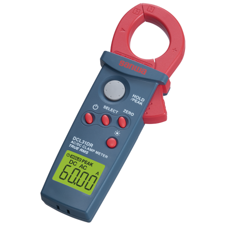 Mini DC/AC RMS clamp meter DCL31DR